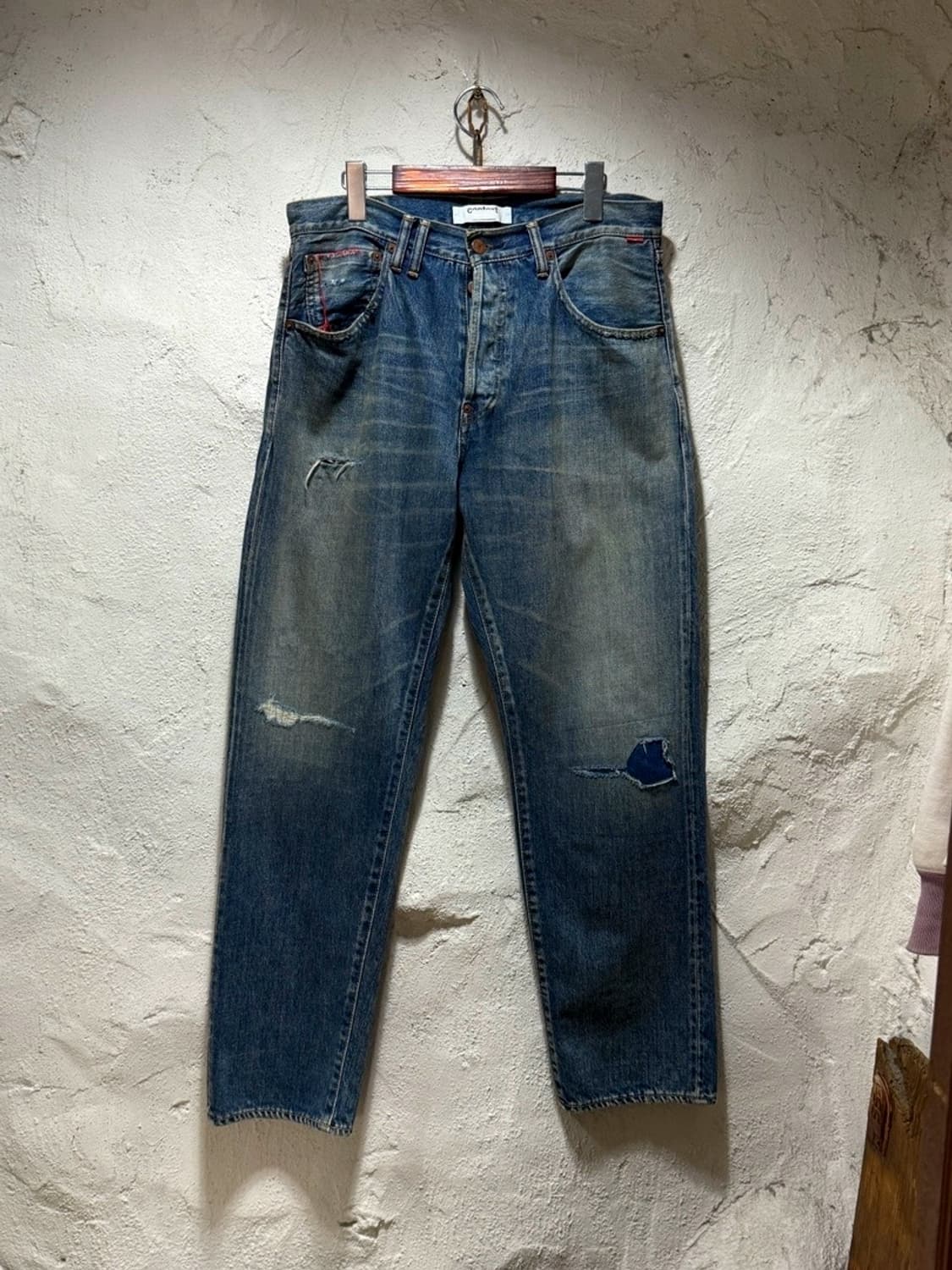 아나크로놈 ANACHRONORM Context라인 레귤러 테이퍼드 핏 빈 상품이미지2