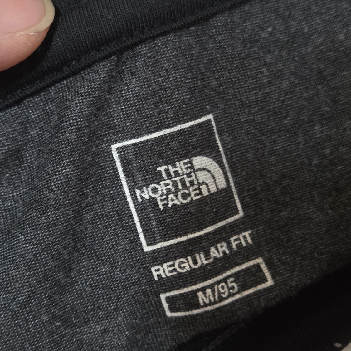 노스페이스 챠콜 배색 롱슬리브 상품이미지7