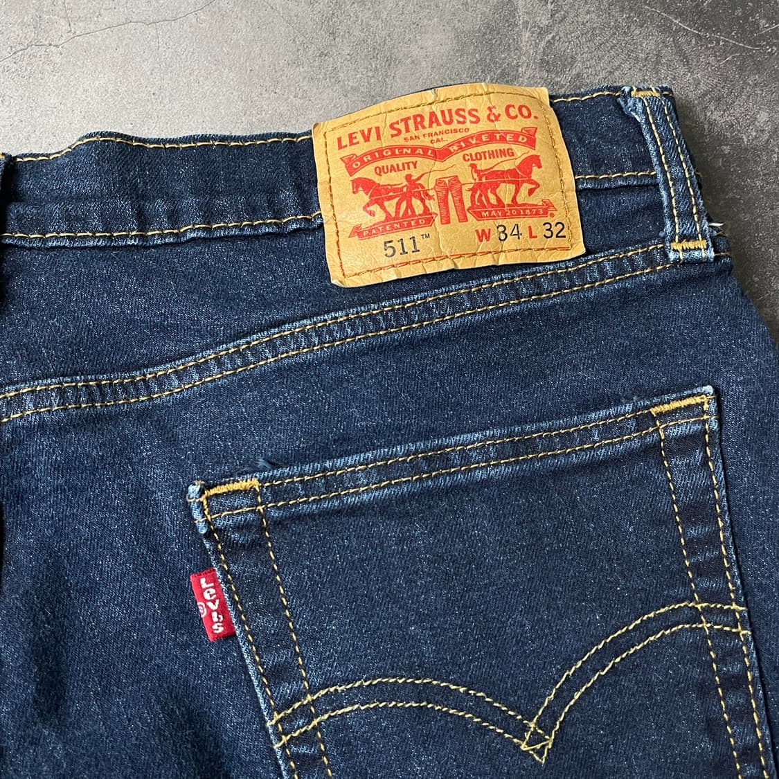 LEVI'S 리바이스511 슬림 스트레이트핏 코튼 데님 팬츠 A00700 상품이미지7