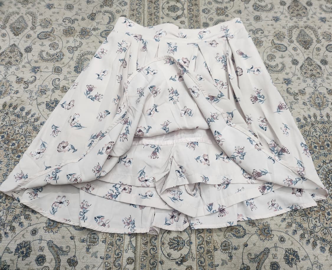 어스뮤직 플로럴 큐롯 팬츠(치마바지) F 상품이미지2