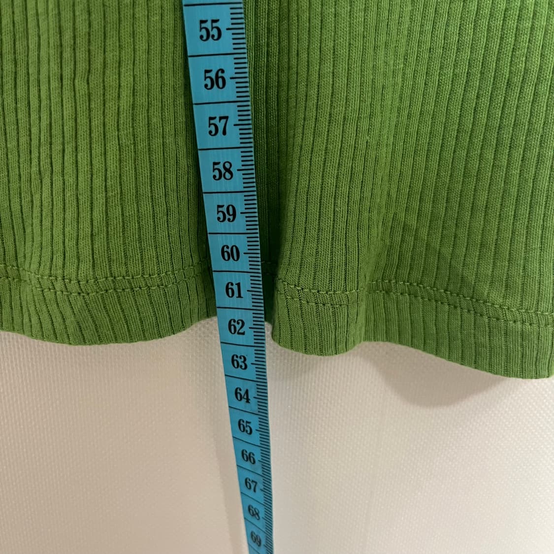 GENERRA 제네라 골지 반팔 티셔츠 그린 XS 상품이미지6