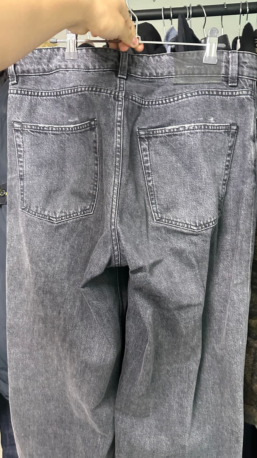 아워레가시 컷아웃 슬래쉬 풀컷 데님 38 상품이미지4