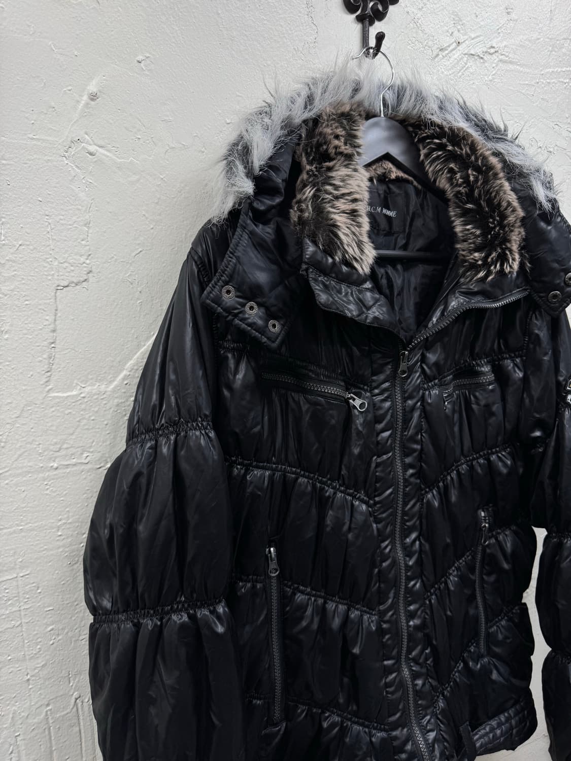 Hcm homme 00s vkei trimming fur down jac 상품이미지4