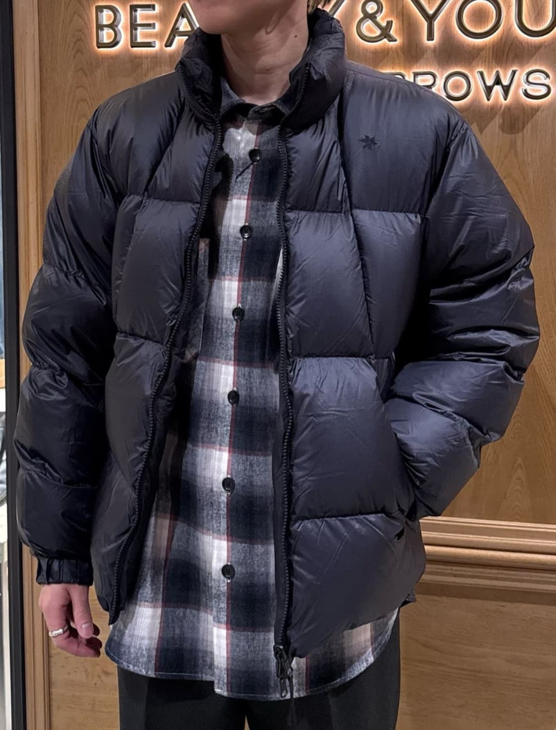 골드윈 X 뷰티앤유스 별주 리버시블 다운 자켓 패딩 2 사이즈 골드윈0 상품이미지6
