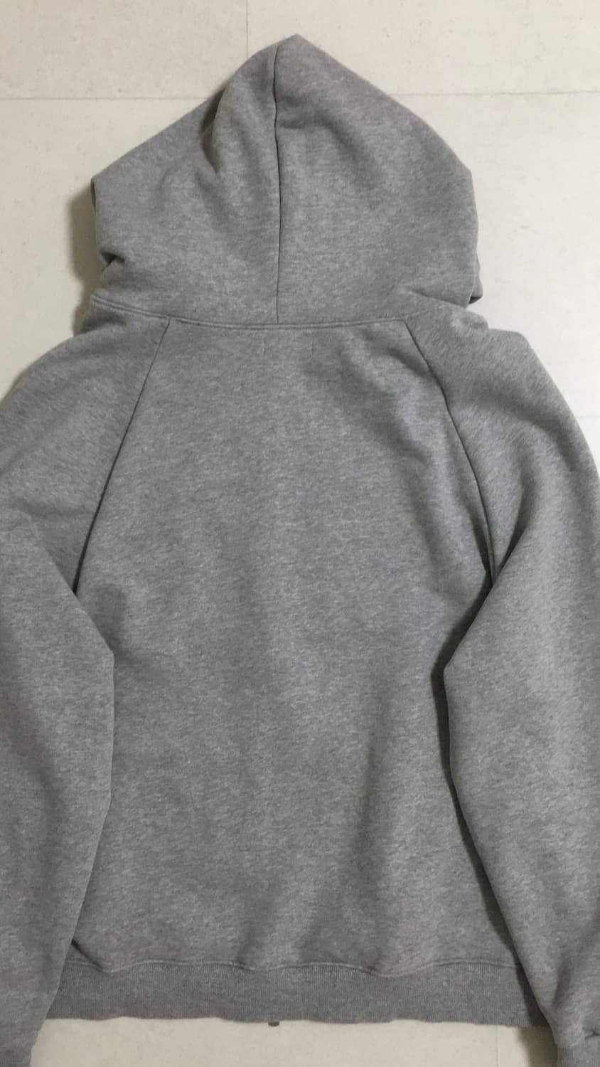 일리고 129 로고 패치 후드 집업 라이트 그레이 M 상품이미지4