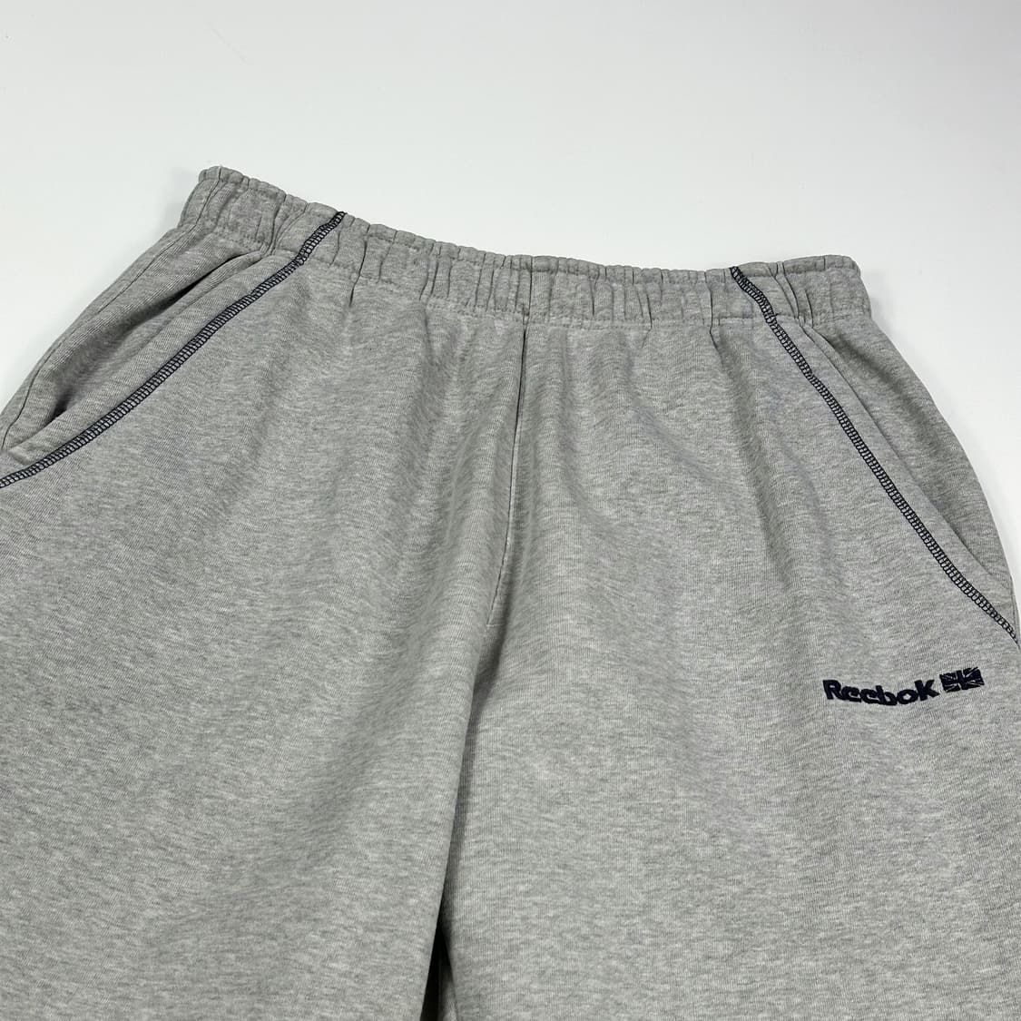리복 클래식 그레이 와이드 츄리닝바지 (M) 상품이미지4