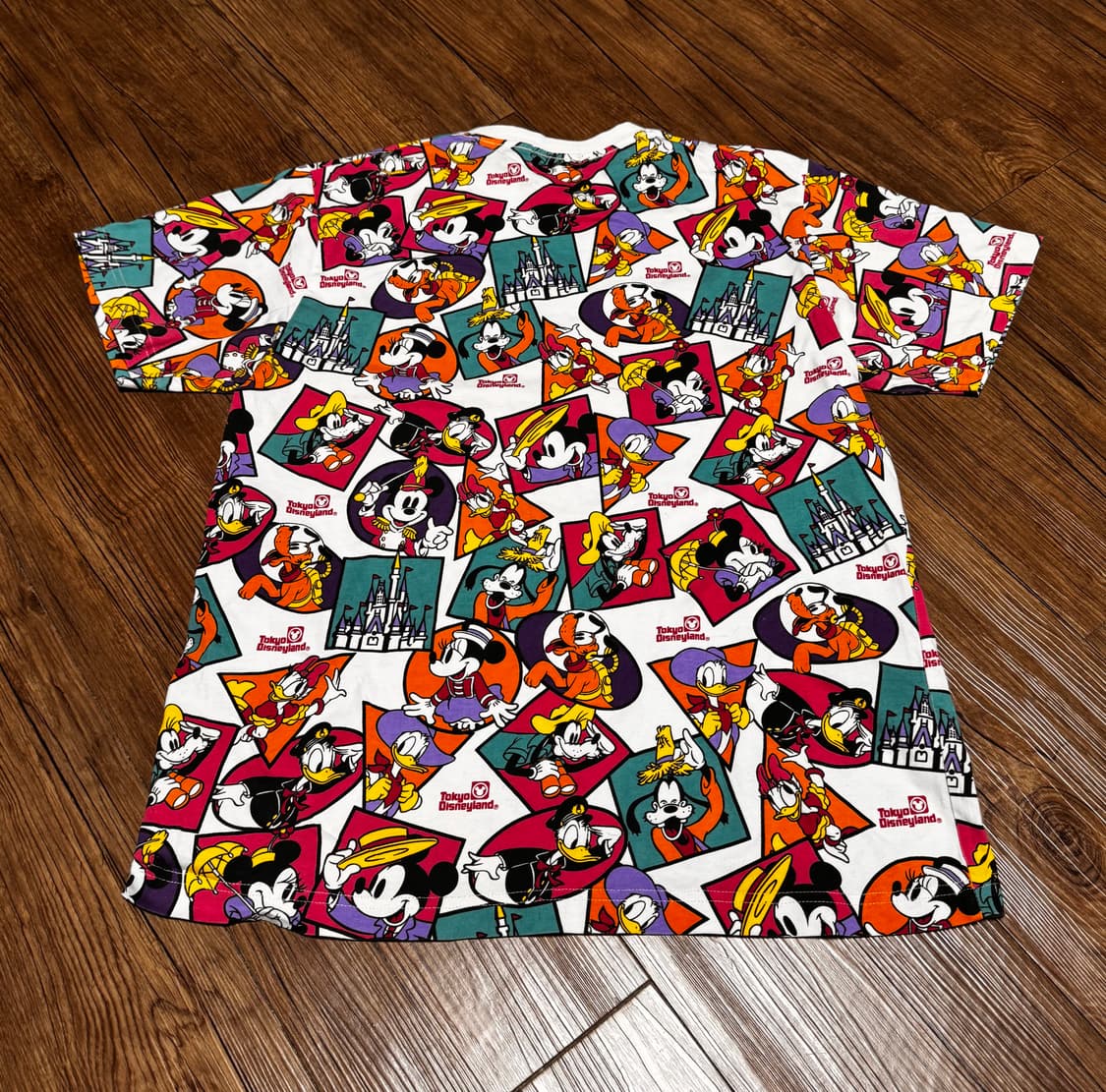 [L] 도쿄 디즈니랜드 리조트 리미티드 올 캐릭터 티셔츠 상품이미지3
