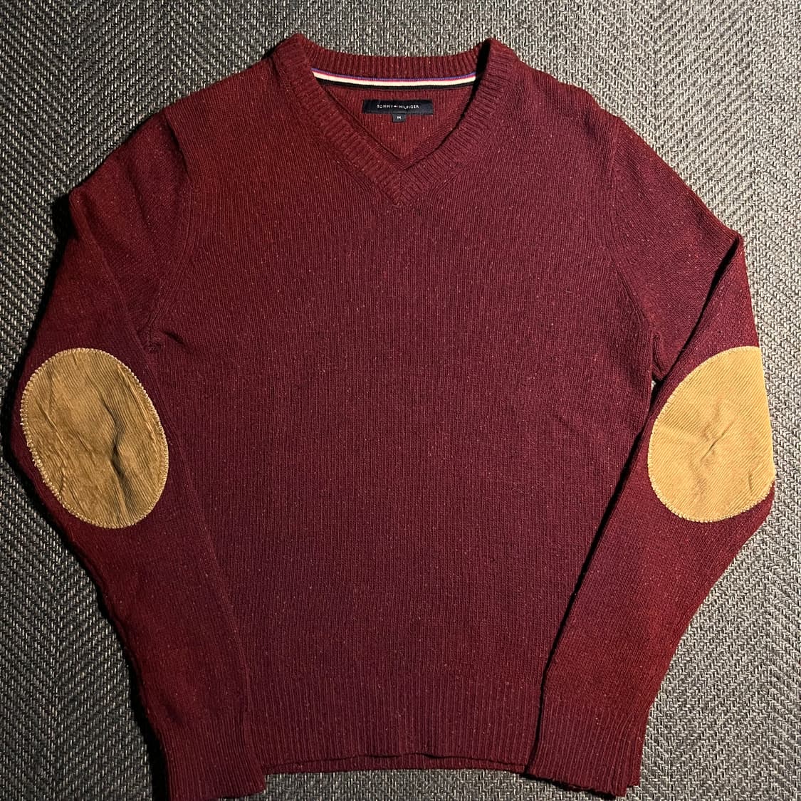 [M] TOMMYHILFIGER 타미힐피거 램스울 브이넥 네프 니트 상품이미지2