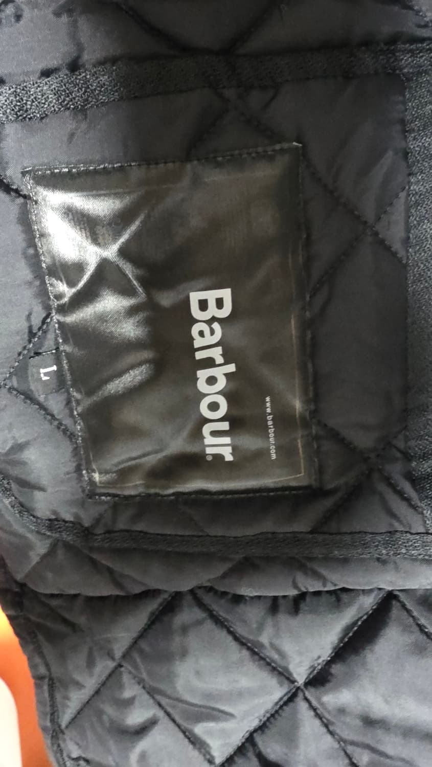 바버 퀼팅 자켓 블랙 L 헤리티지 리데스데일 클래식핏 상품이미지4