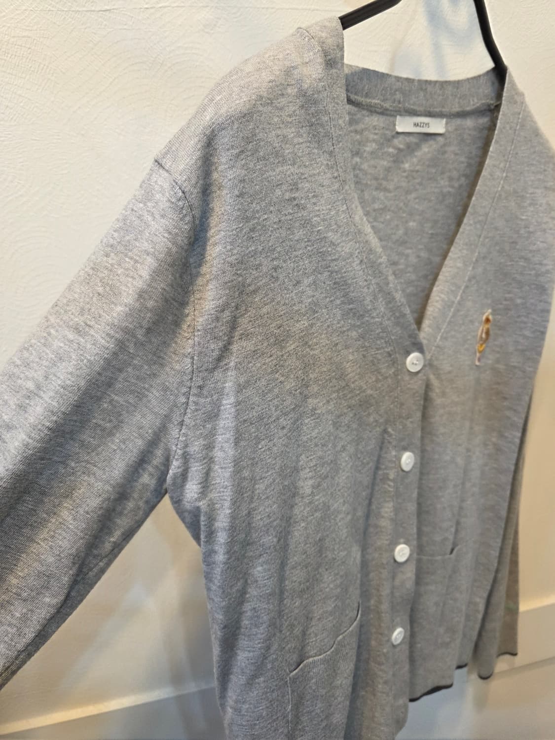 헤지스 그레이  가디건 상품이미지3