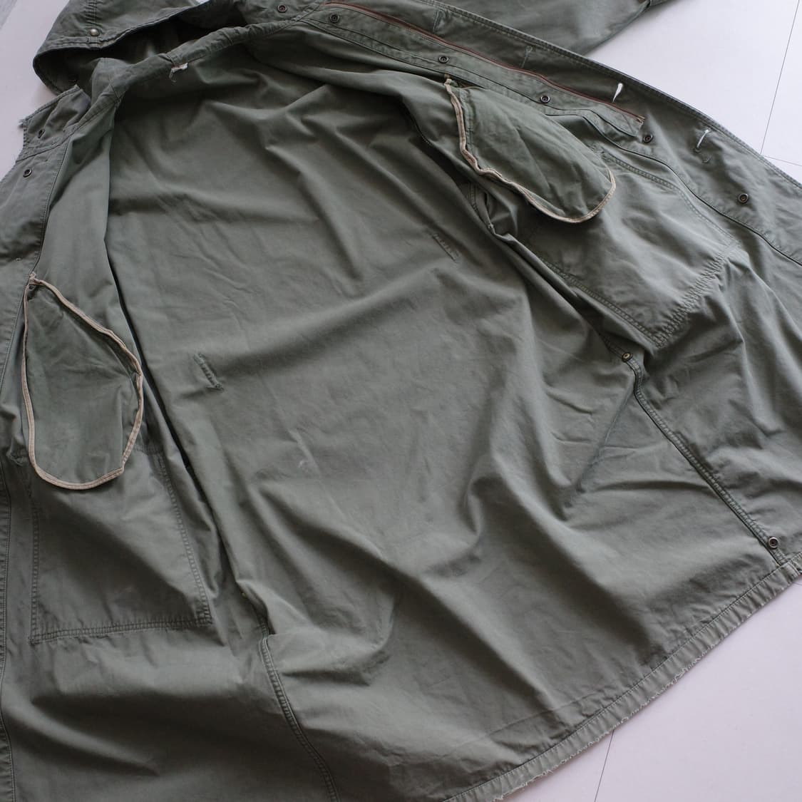 50년대 한국전쟁 해병대 USMC M-47 피시테일 파카 WALDES 상품이미지6