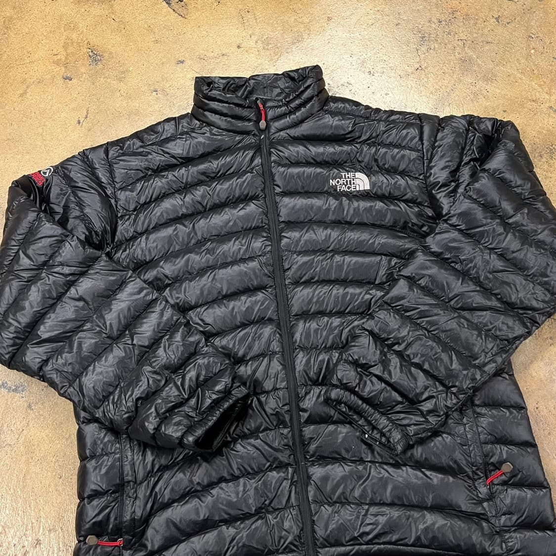 [정품/105] 노스페이스 블랙 경량 패딩 자켓 b14 상품이미지2