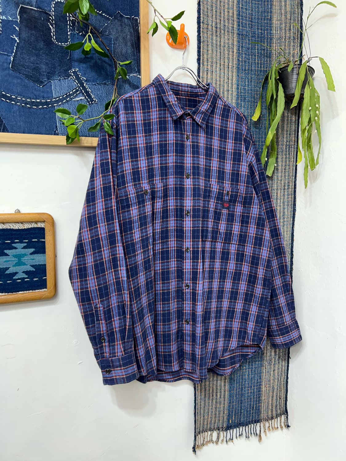 PAPAS  Flannel Check Shirt 상품이미지8