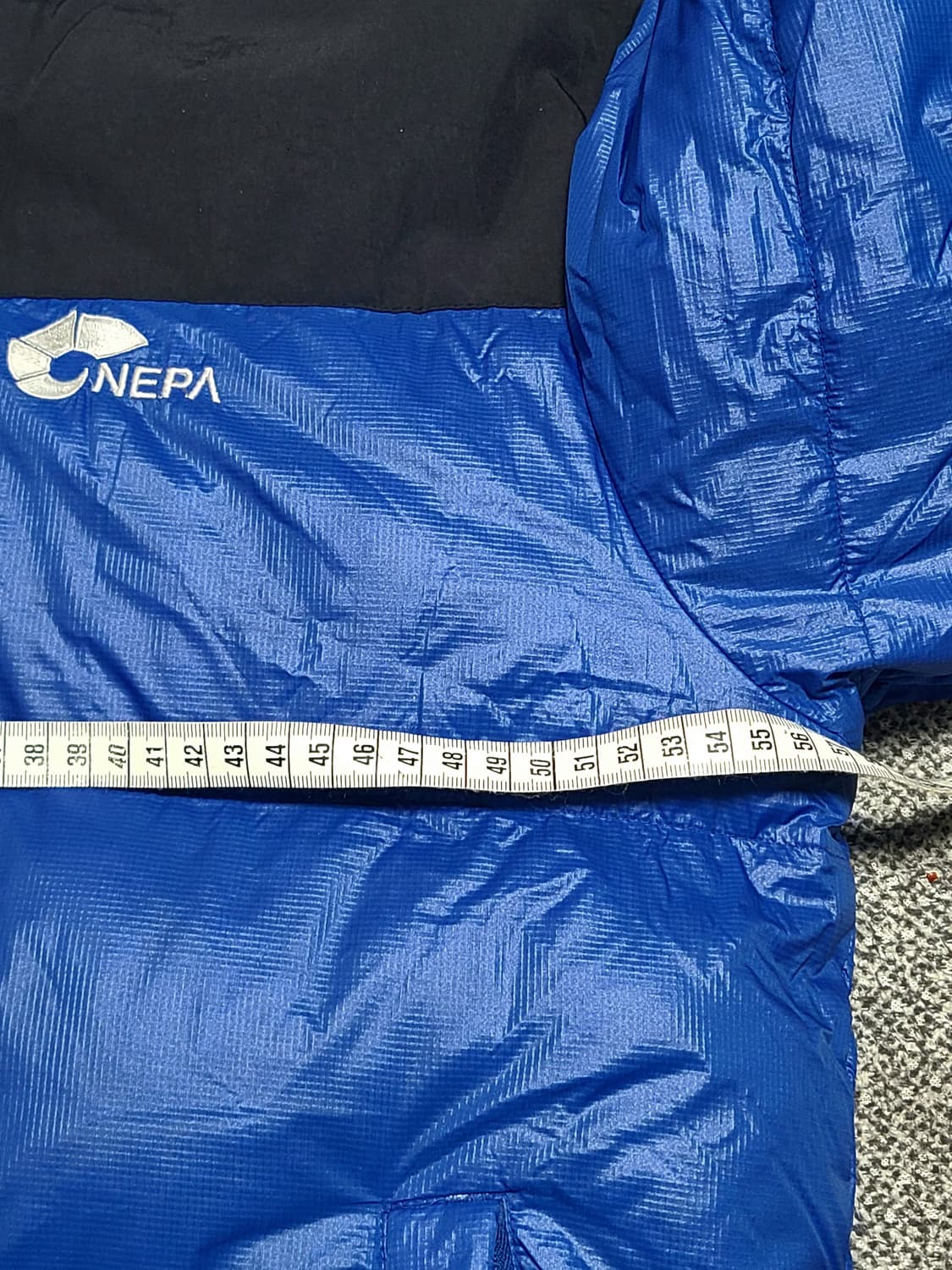 네파 파란색  750 구스다운 패딩 100 상품이미지4