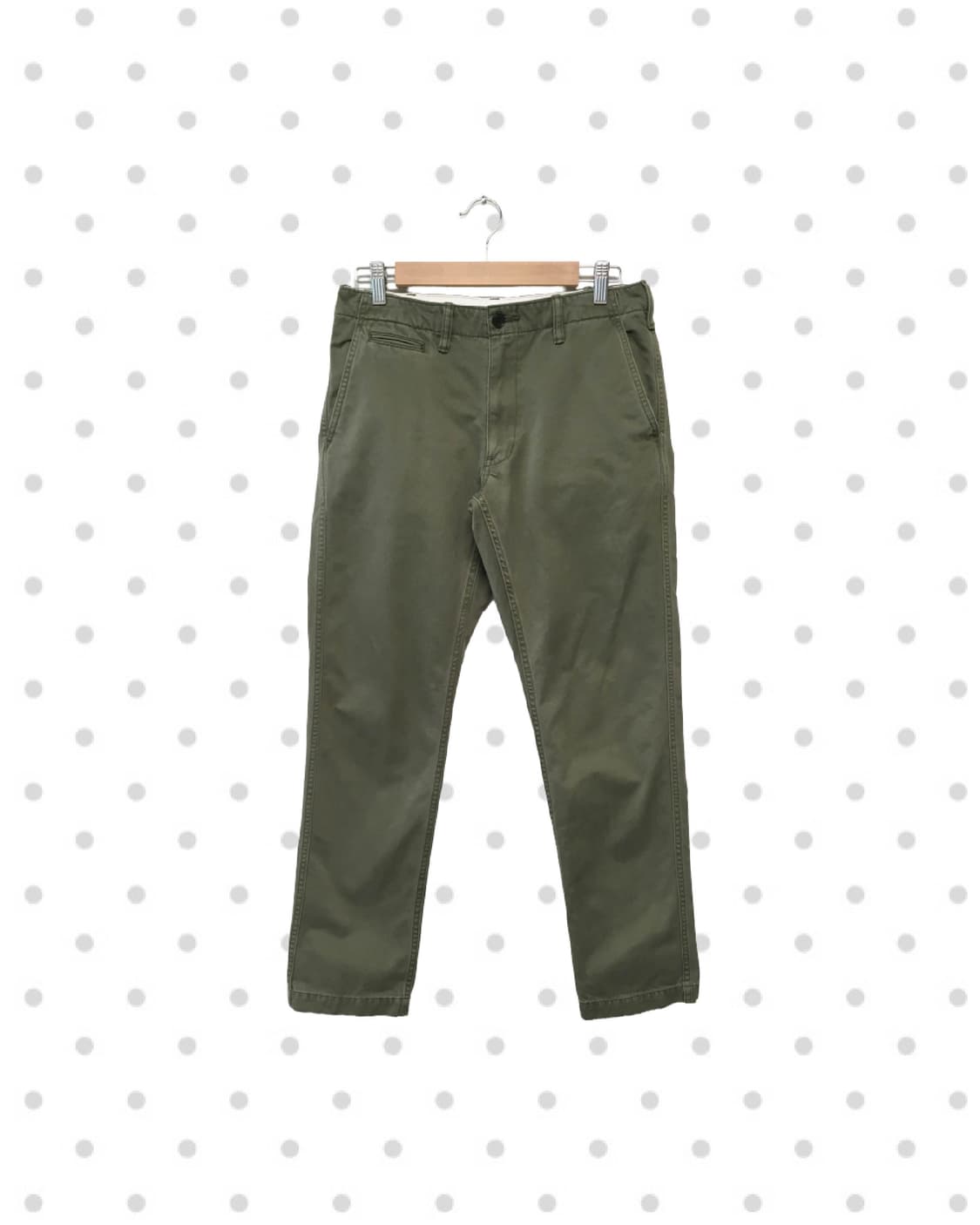 vintage cotton pants olive green 상품이미지1