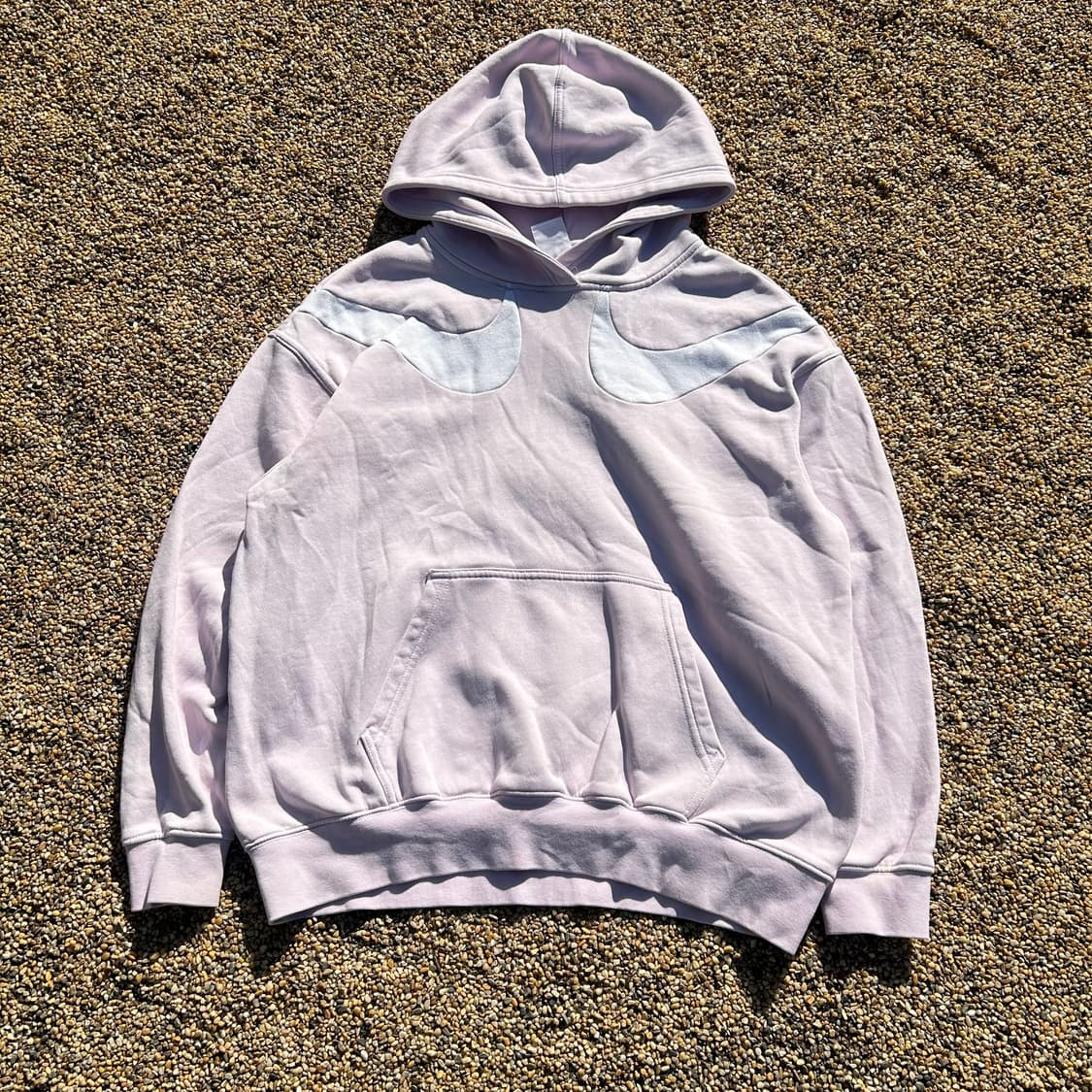 나이키 핑크 배색 후드티 상품이미지1