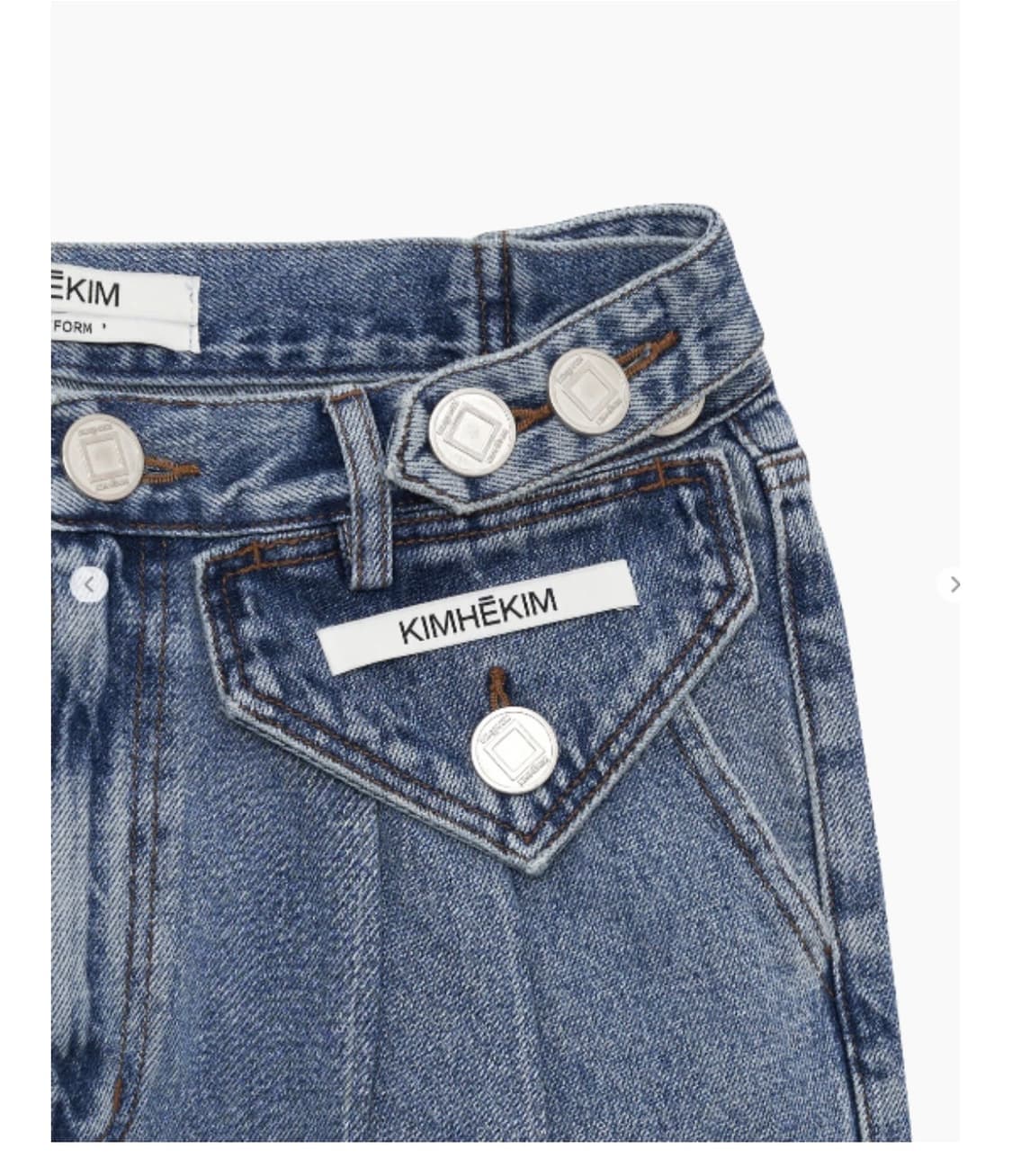 KIMHEKIM 김해김 투포켓 와이드 데님 상품이미지6