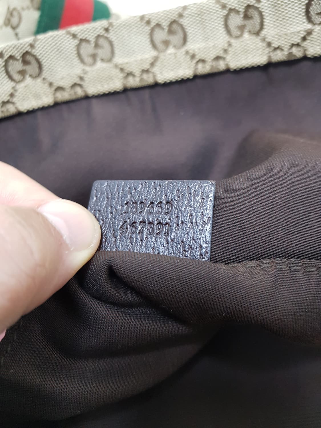 [정품] 구찌 gg자가드 삼색 트리밍 2way백 상품이미지9