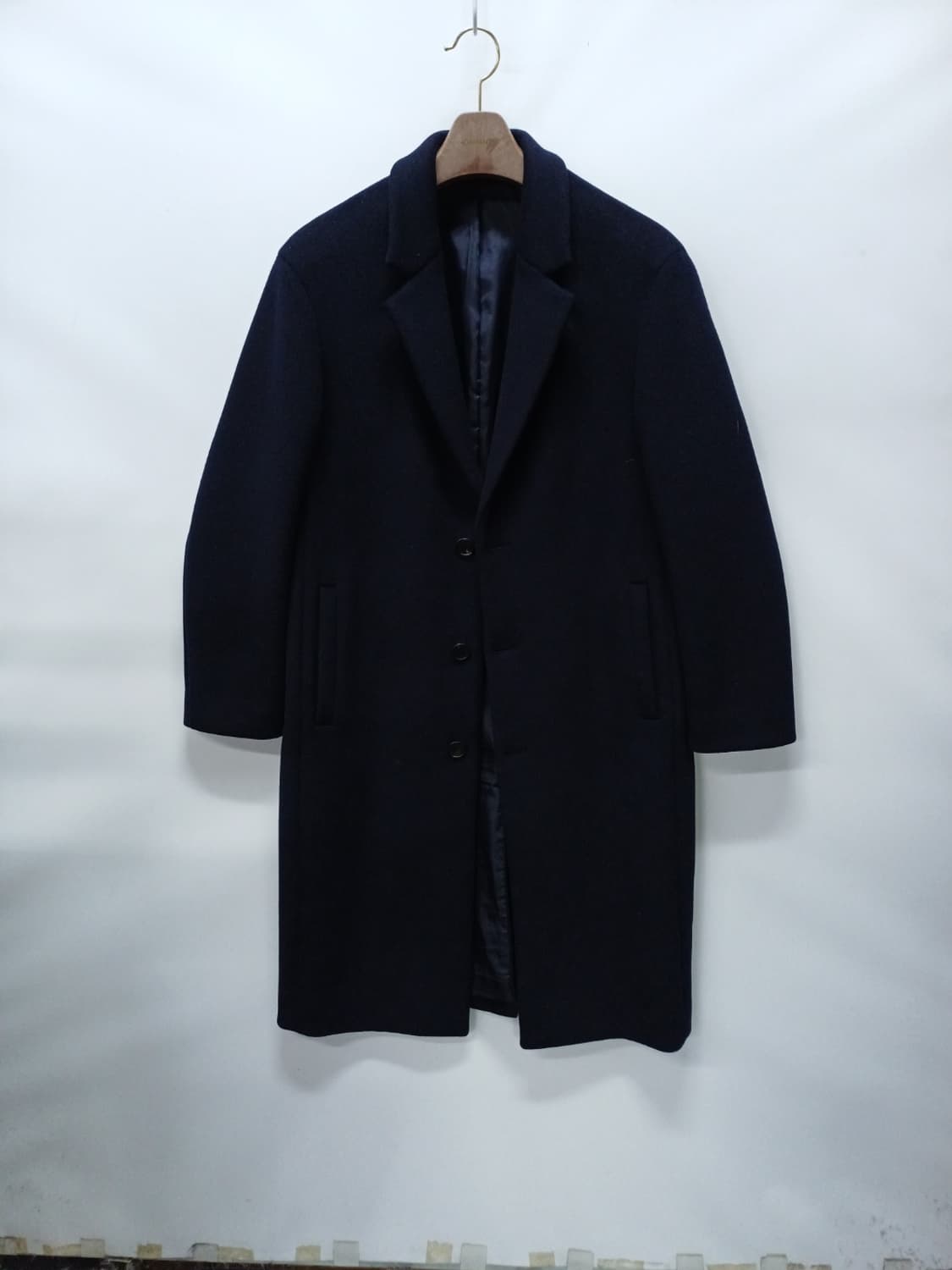 무신사스탠다드 캐시미어 세미오버 싱글코트 (M 95~100) 상품이미지1