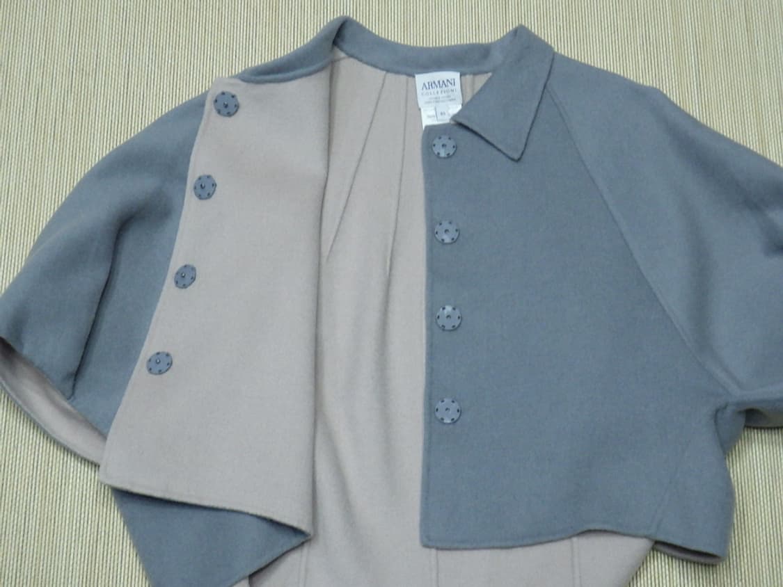 (85) 아르마니꼴레지오니 울 캐시미어 판초 숏자켓 상품이미지6