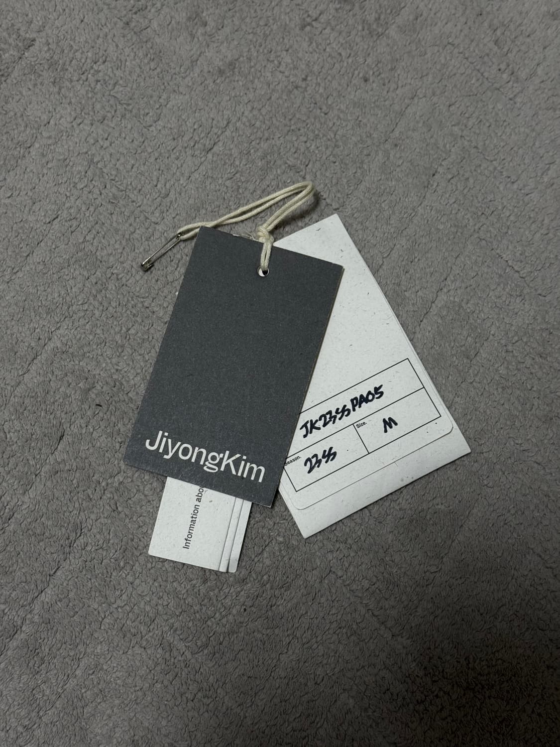 지용킴 23SS 선블리치드 벨티드 슬랙스 M 상품이미지10