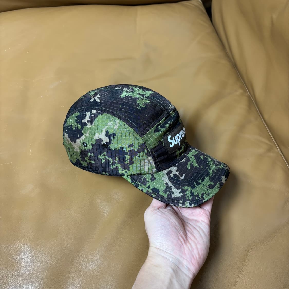 슈프림 캠프캡 모자 박스로고 립스탑 카모 상품이미지3