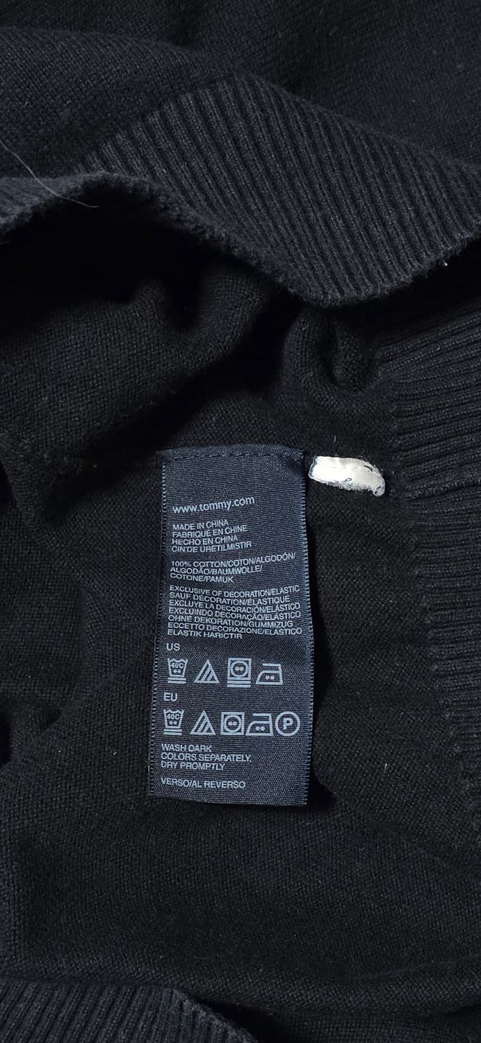 타미힐피거 네이비 브이넥 니트 M 상품이미지4
