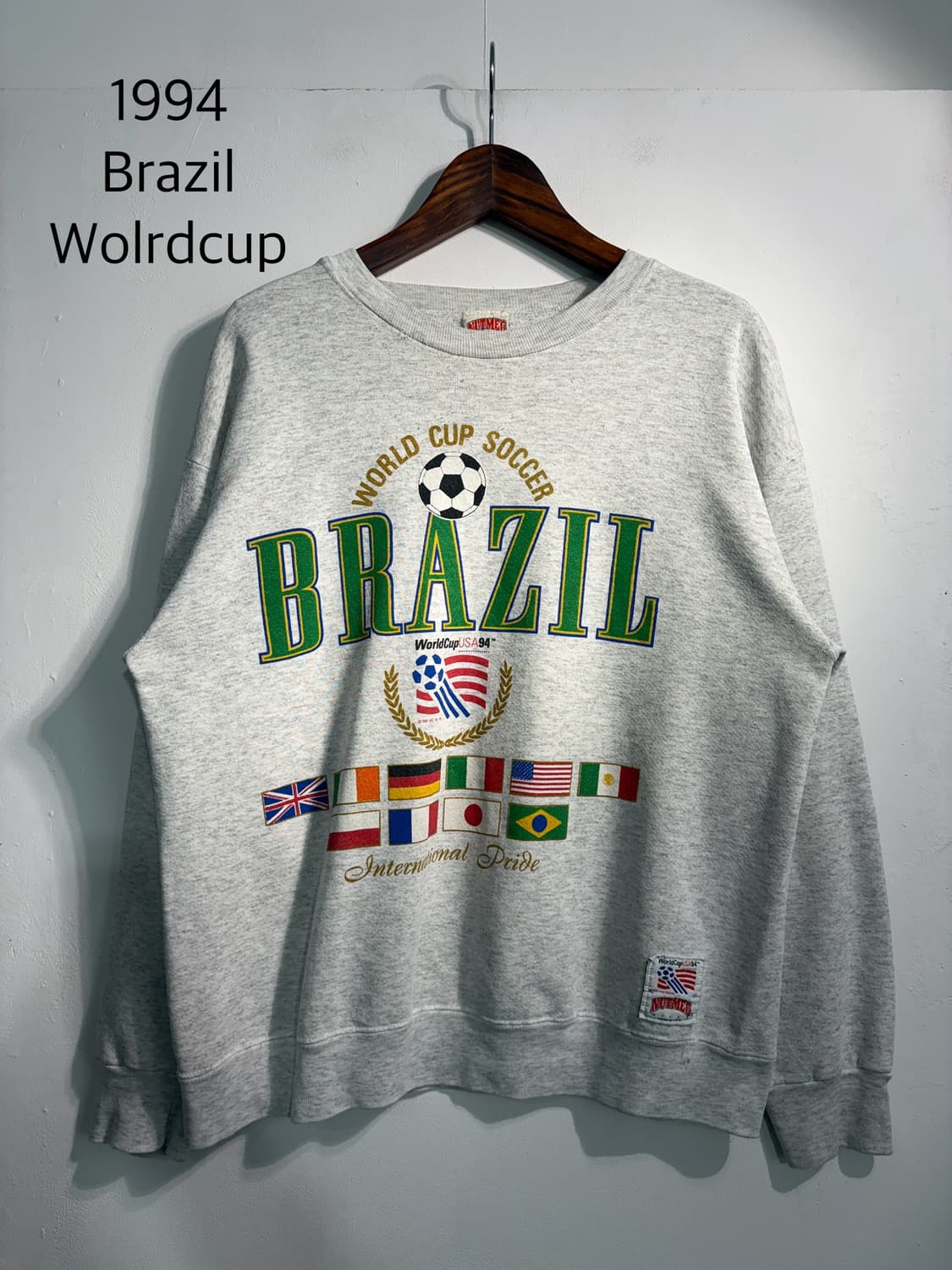 [L] 1994 brazil world cup sweat shirts  상품이미지1