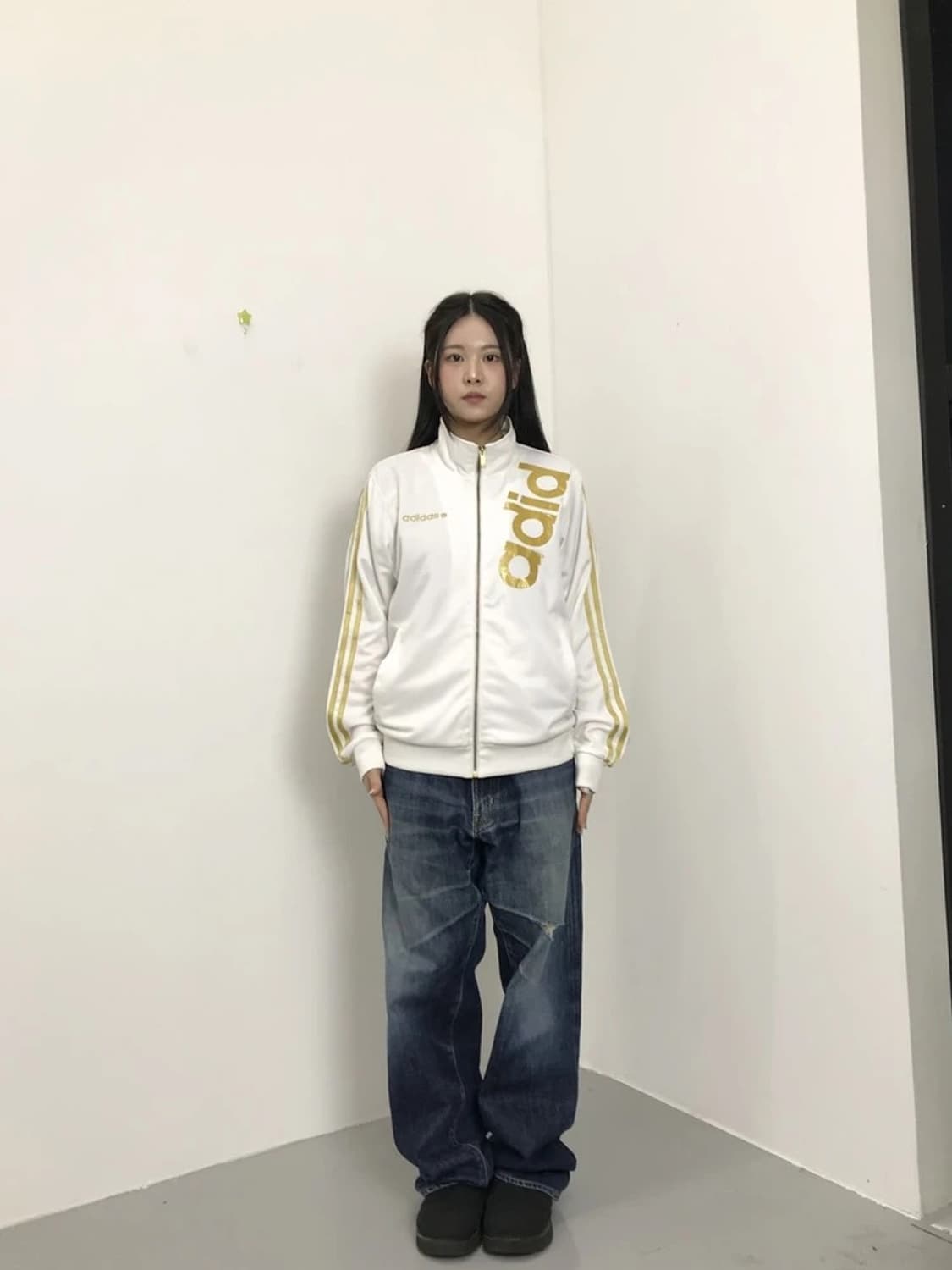 Adidas NEO Gold Logo Jersey 상품이미지1