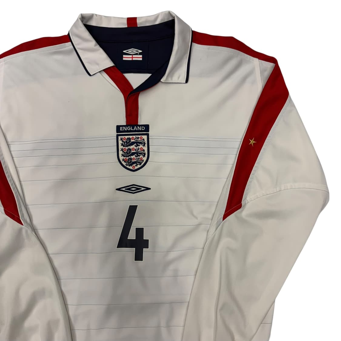 엄브로 03-05 잉글랜드 홈 제라드 마킹 유니폼 M 상품이미지2