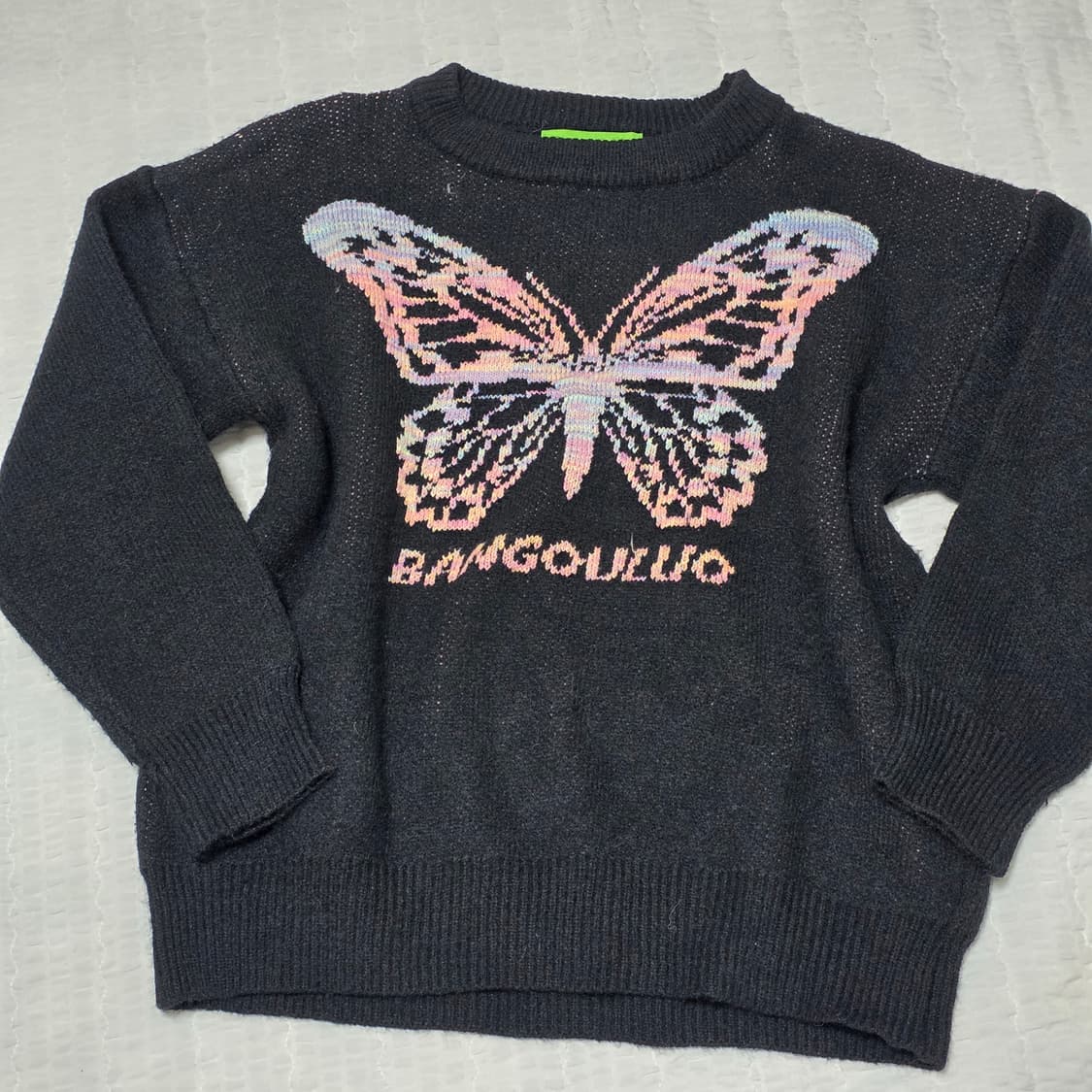 빈티지) 고딕로맨틱 버터플라이 루즈핏 보헤미안 니트스웨터 상품이미지2