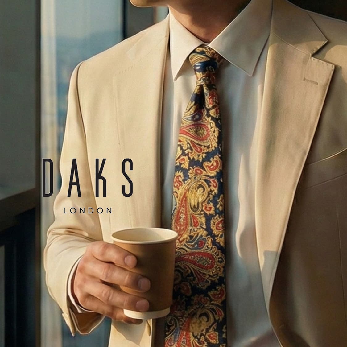 닥스 실크 블랙 페이즐리 패턴 넥타이 10cm A+등급 A19370
 상품이미지1