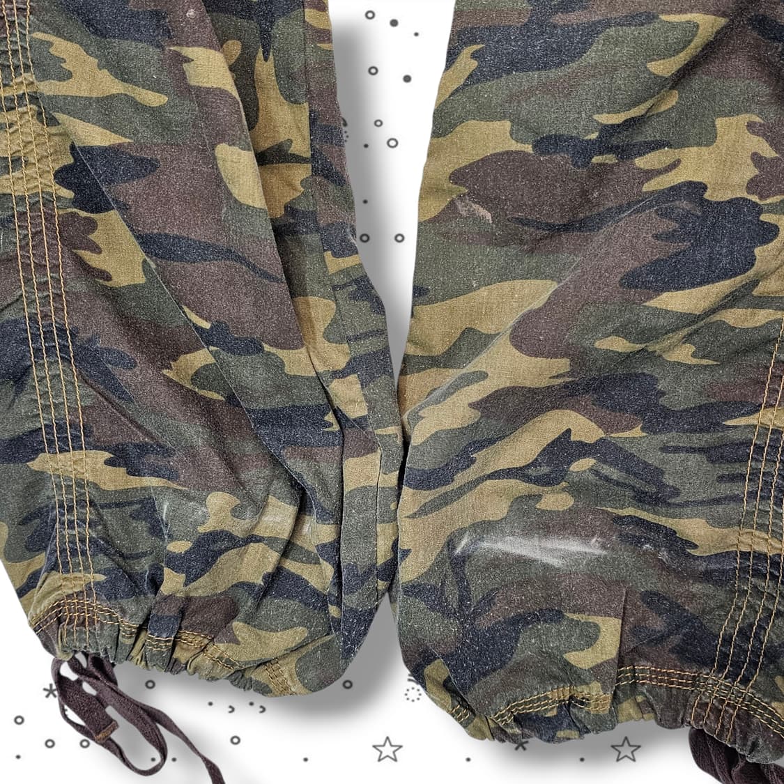 M VTG 밀리터리 로우라이즈 벨트 팬츠 상품이미지9