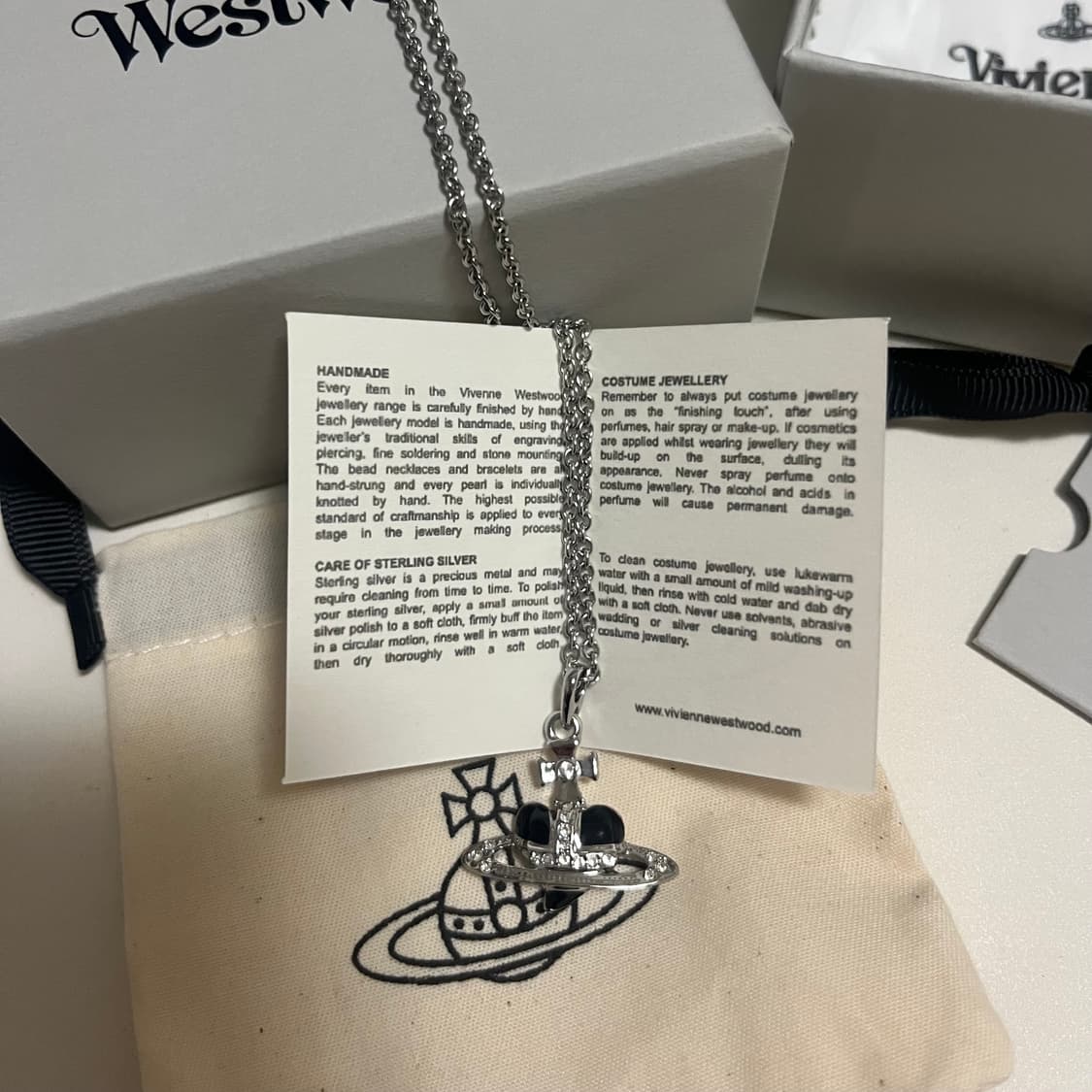 비비안웨스트우드 디아망떼 블랙 풀박스 상품이미지2