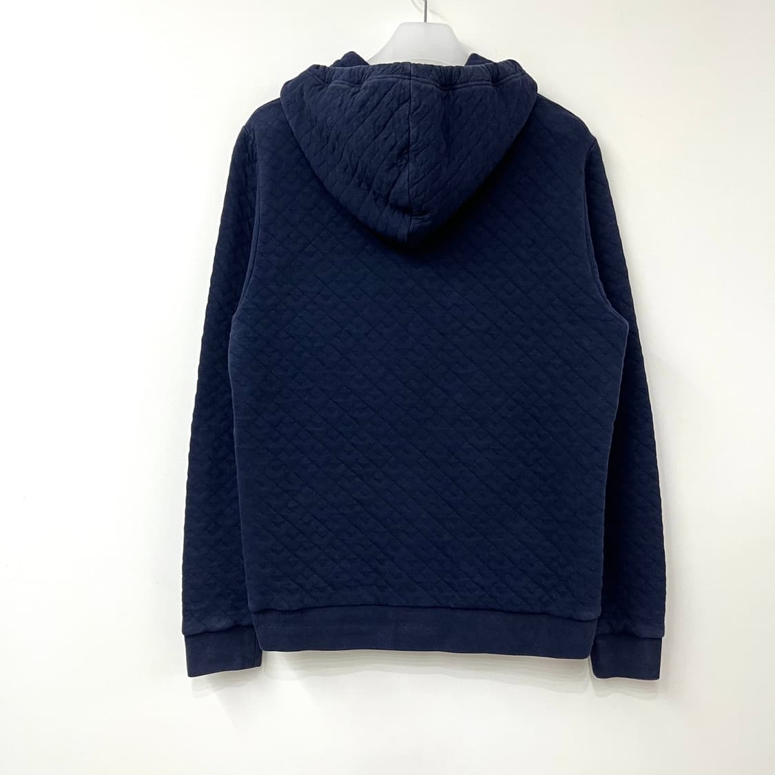 라코스테 자수로고 누빔 퀄팅 네이비 후드티 상품이미지3