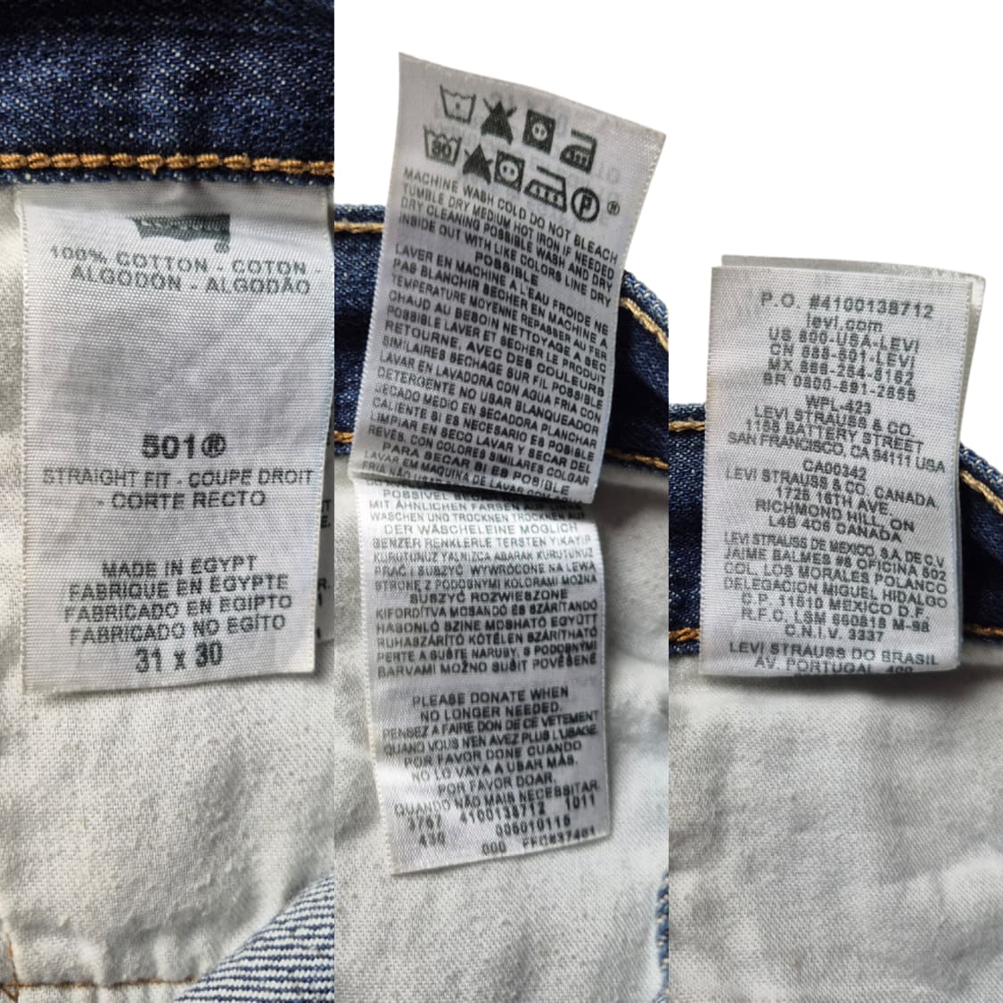 [30] 리바이스 501 데님팬츠 상품이미지9