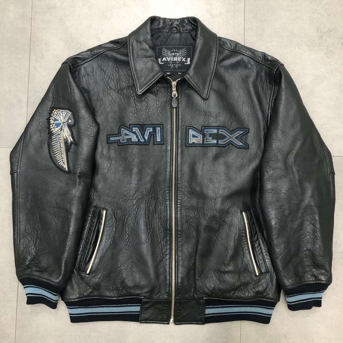 아비렉스 아메리칸레전드 레더 가죽 자켓 XXL 상품이미지1