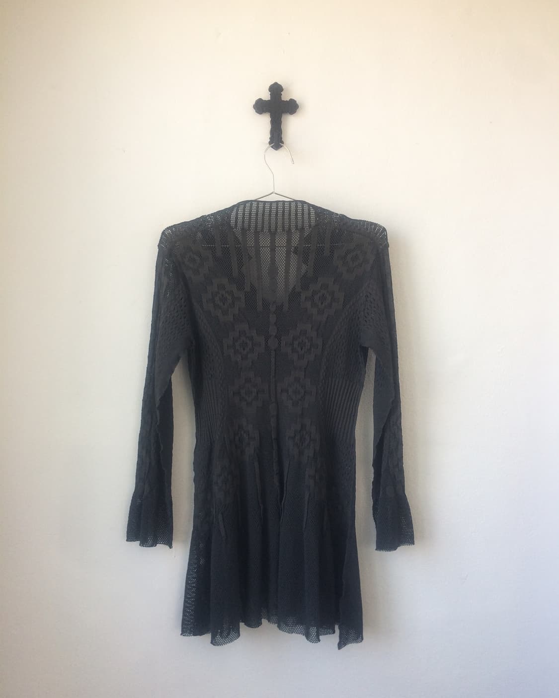 Hiroko bis pattern mesh cardigan 상품이미지2