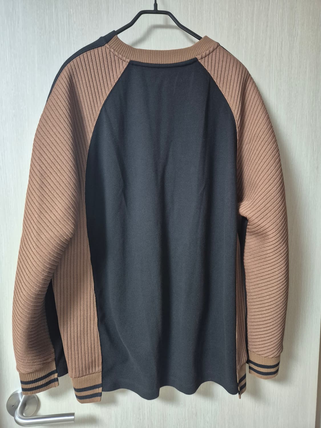 (21년) 시스템 옴므 배색 맨투맨 긴팔 니트배색 맨투맨 105 상품이미지2