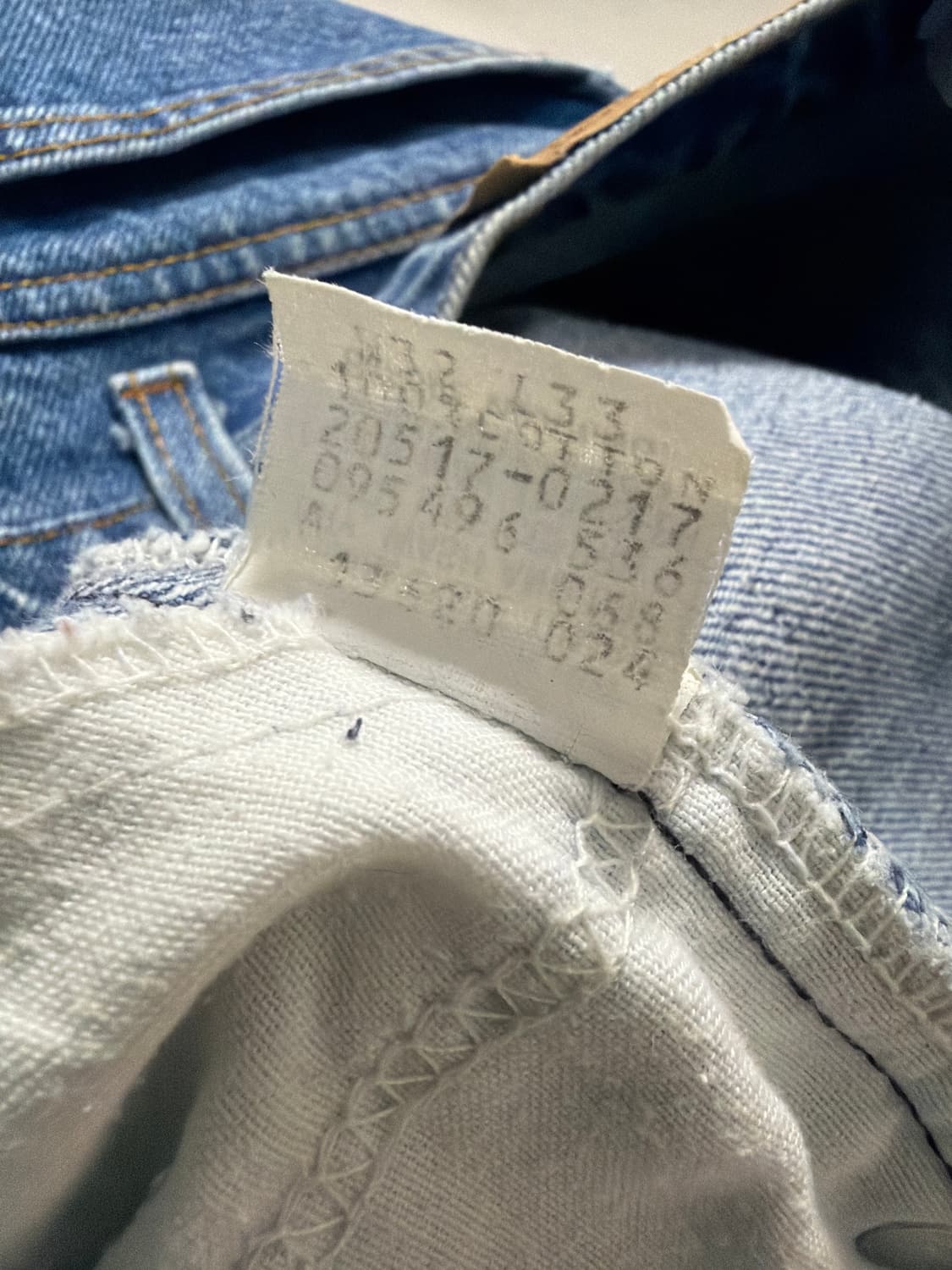 빈티지 리바이스517 허리단면39 상품이미지9