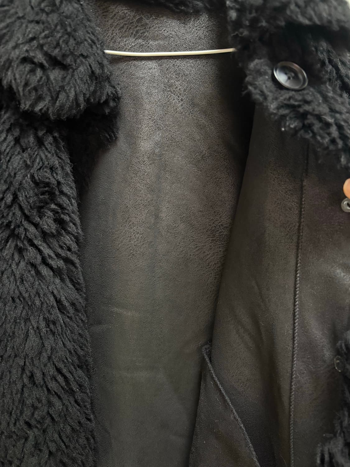 미디움 기장 퍼자켓 상품이미지4