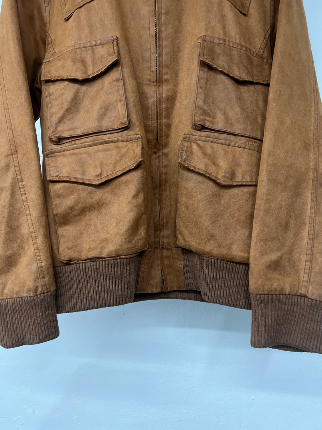 빈티지 멀티포켓 코튼 봄버 상품이미지4