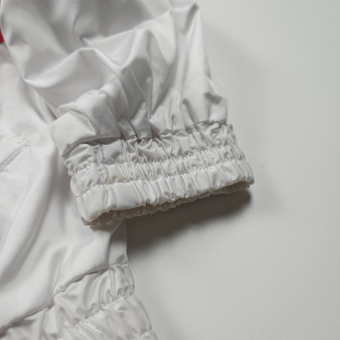 빈티지 엘레쎄 스펠아웃 화이트 배색 바람막이 (100) 상품이미지4