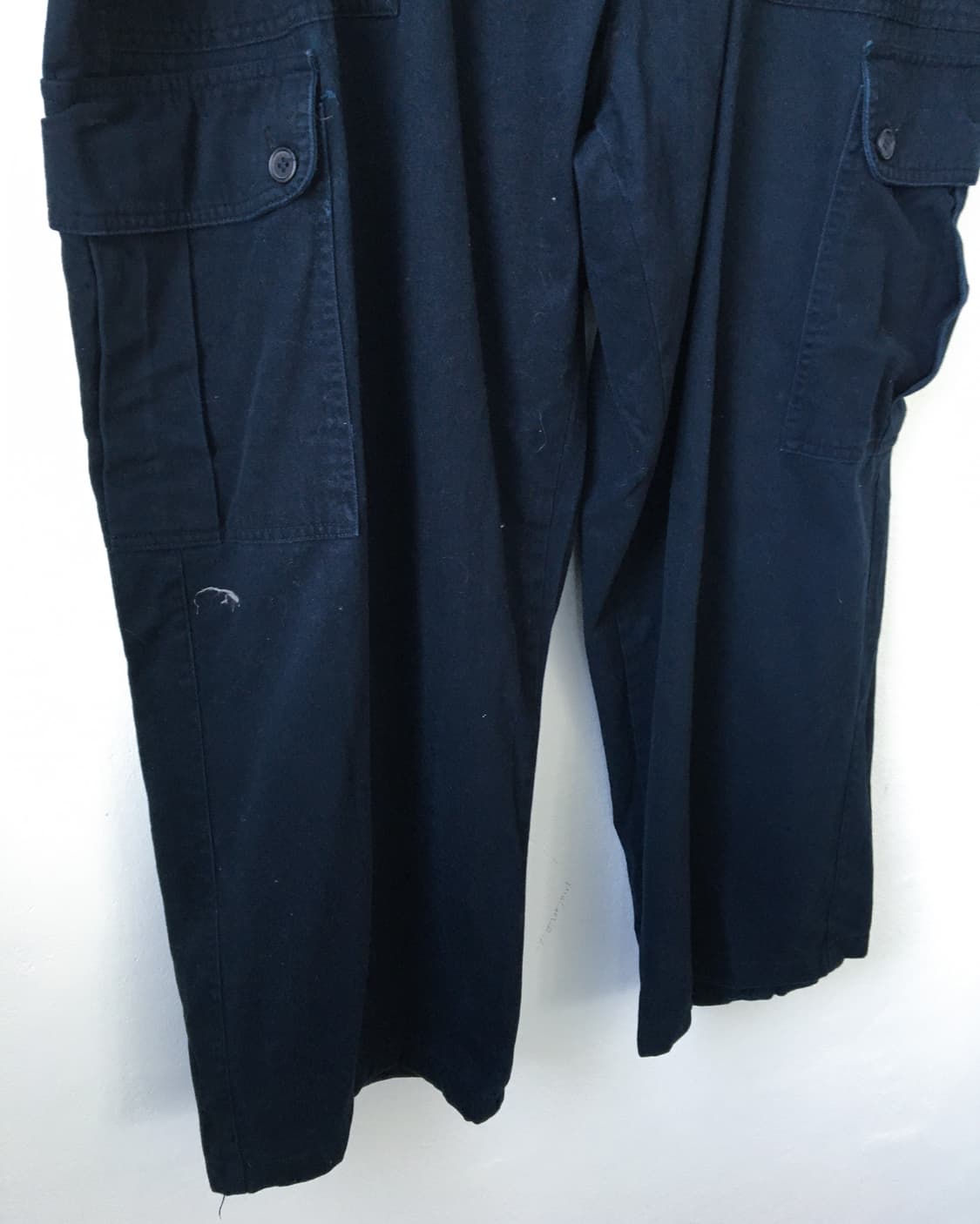 Big size navy cargo pants 상품이미지4