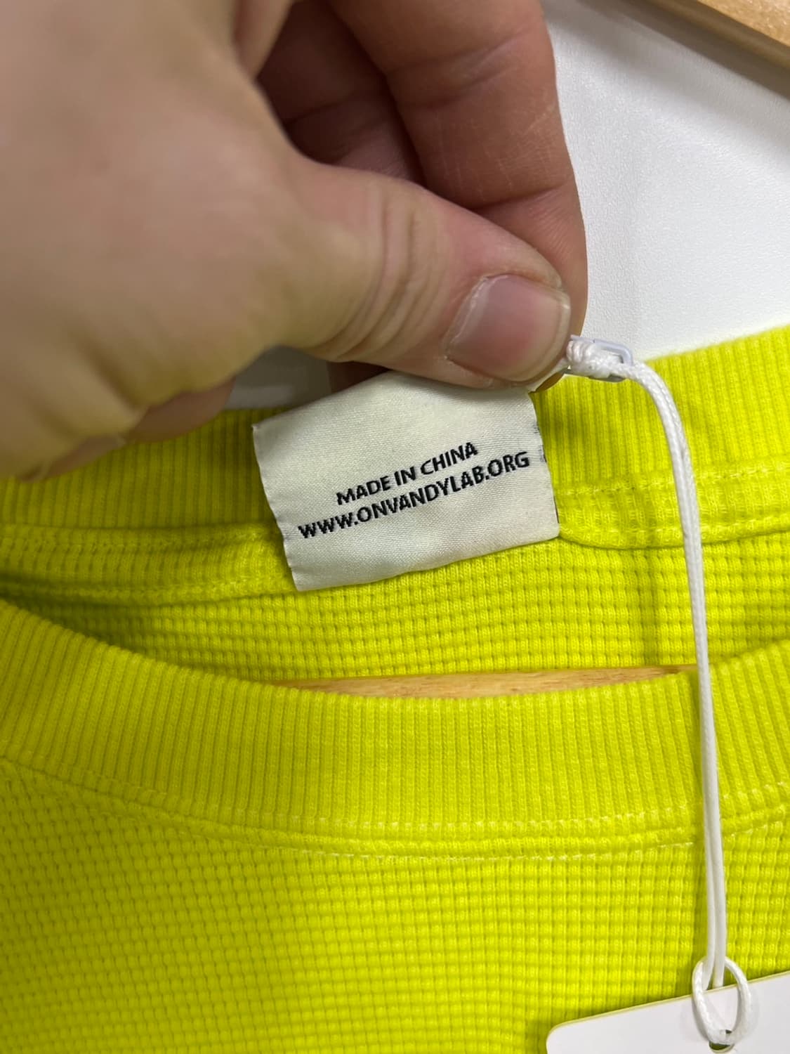 반디더핑크 헤리티지 빅로고 써멀 긴팔 티셔츠 상품이미지6