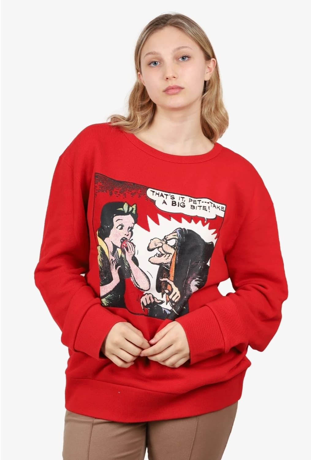 구찌 디즈니 백설공주 맨투맨 S사이즈 상품이미지1