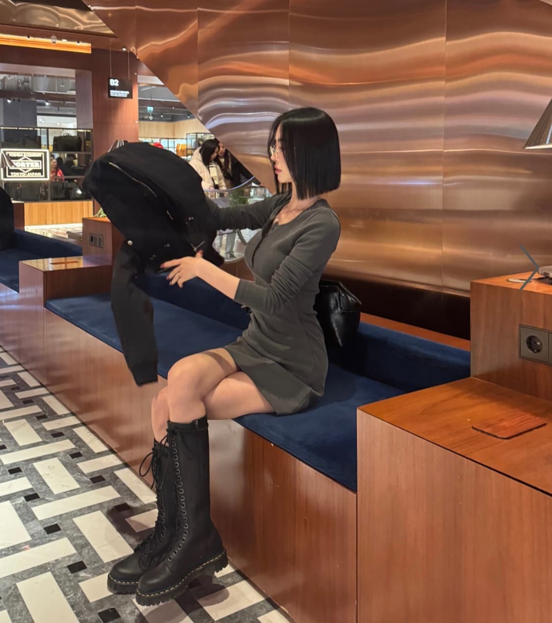 페일제이드 미니 원피스 상품이미지1