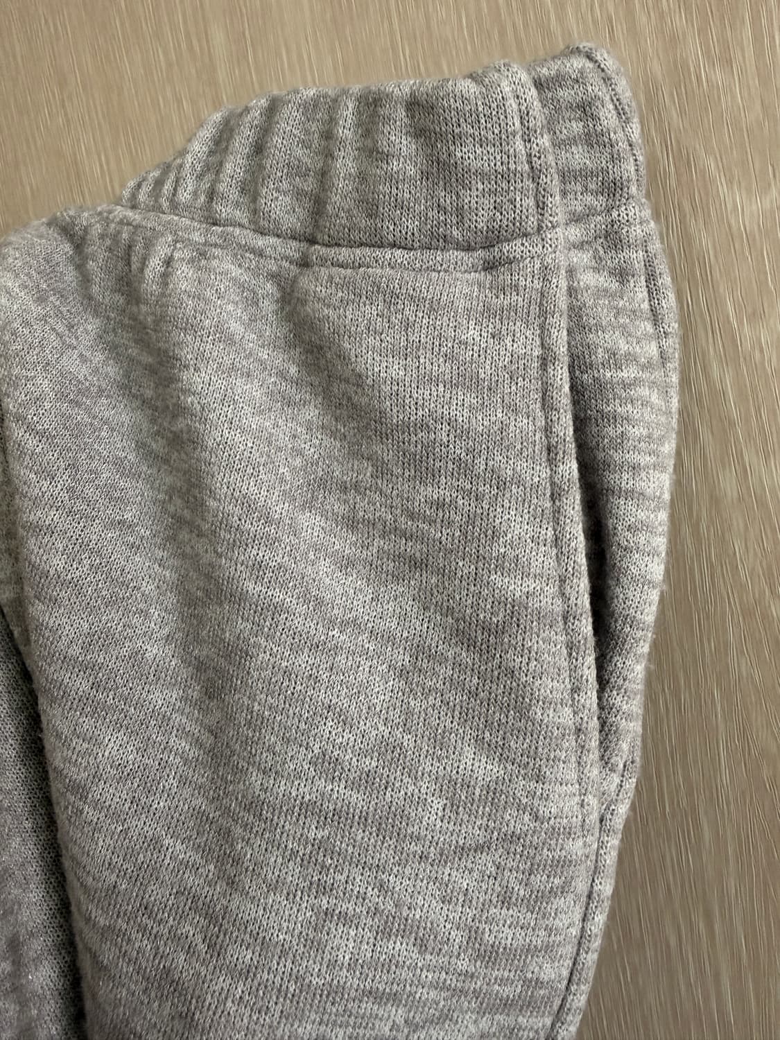 소윰 이중직 스커트 그레이 S 밴딩롱스커트  상품이미지5