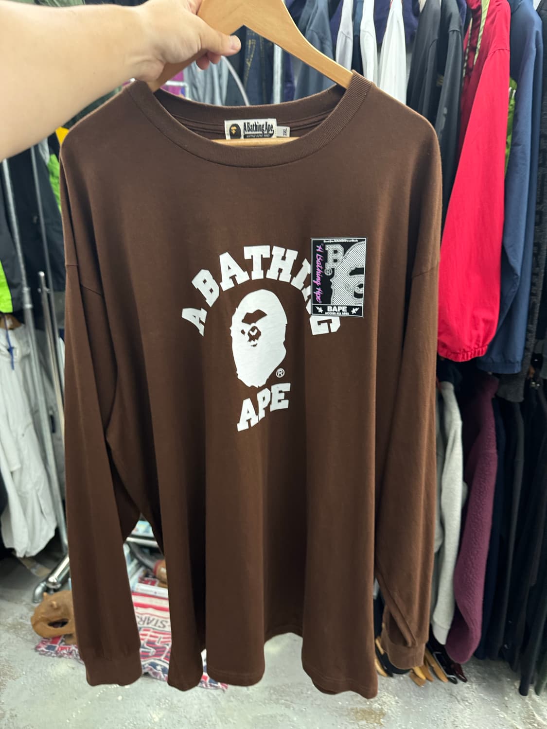베이프 3xl 롱슬리브 상품이미지1