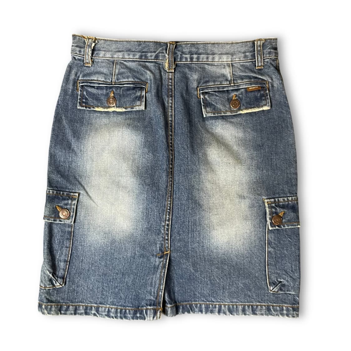 (28) 마루 데님 카고 H라인 스커트 상품이미지2